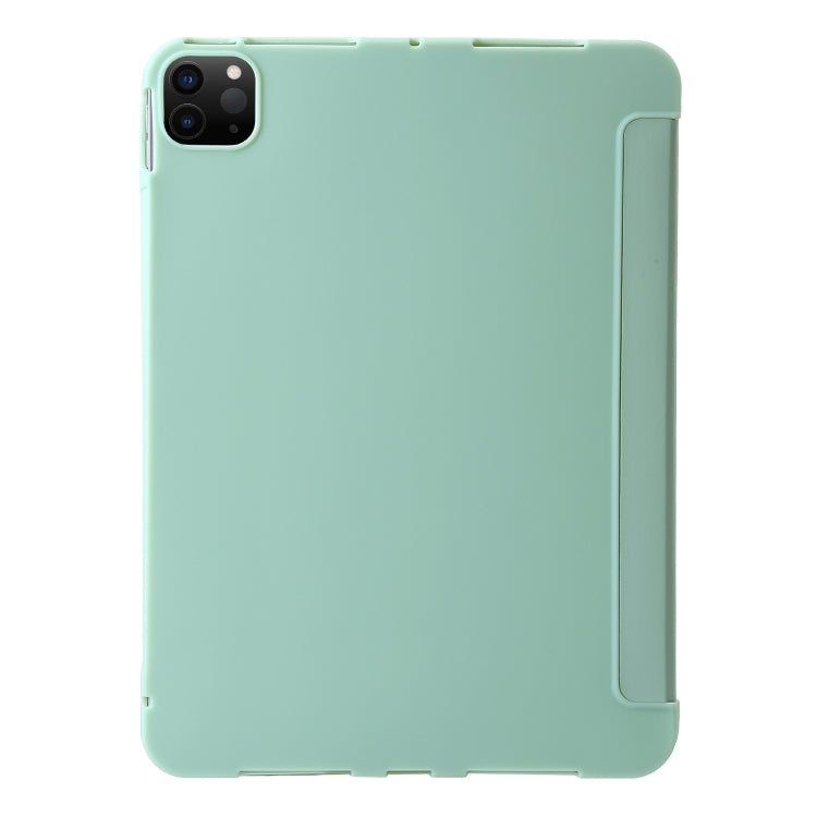 For iPad Pro 13 2024 TPU Deformation Flip Leather Tablet Case with Holder(Mint Green) - iPad Pro 13 2024 Cases by PMC TechLife | Online Shopping South Africa | PMC TechLife | Buy Now Pay Later Mobicred