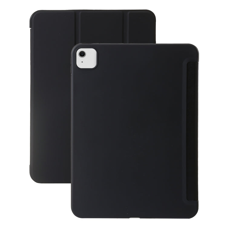 For iPad Air 13 2025 / 2024 Three-fold Holder Flip Tablet Leather Case(Black) - iPad Air 13 2025 / 2024 Cases by PMC TechLife | Online Shopping South Africa | PMC TechLife | Buy Now Pay Later Mobicred