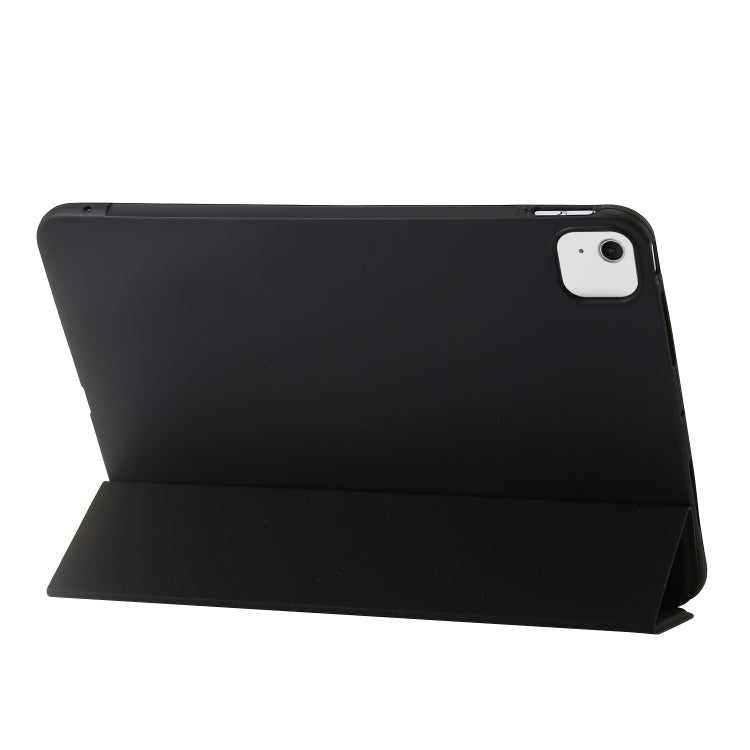 For iPad Air 13 2025 / 2024 Three-fold Holder Flip Tablet Leather Case(Black) - iPad Air 13 2025 / 2024 Cases by PMC TechLife | Online Shopping South Africa | PMC TechLife | Buy Now Pay Later Mobicred