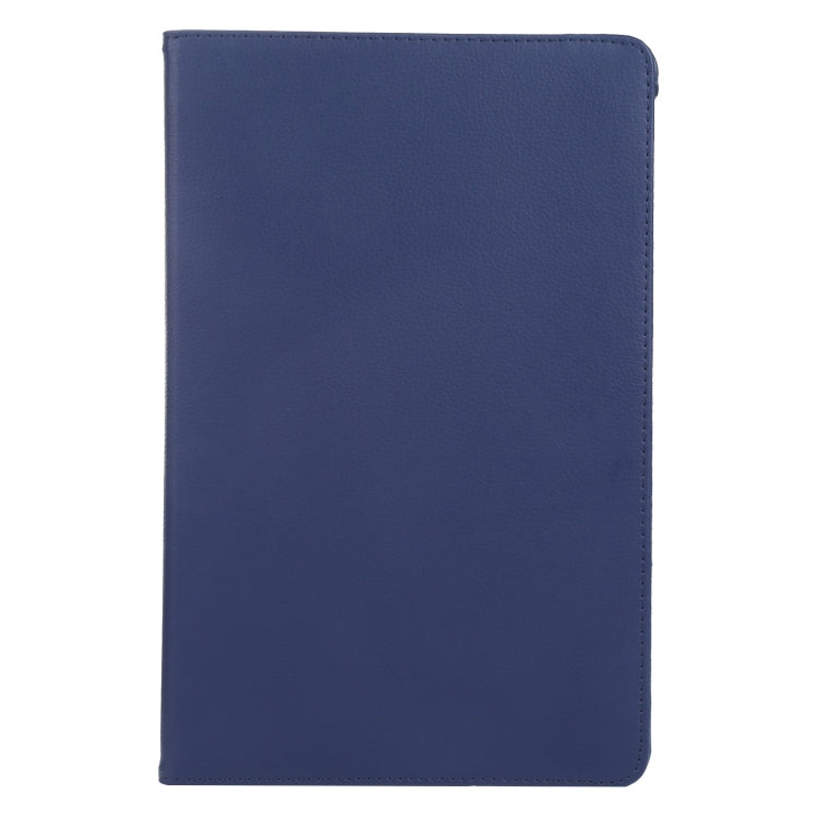 For iPad Pro 13 2024 360 Degree Rotation Litchi Texture Leather Tablet Case with Holder(Dark Blue) - free shipping - PMC TechLife - Order now!