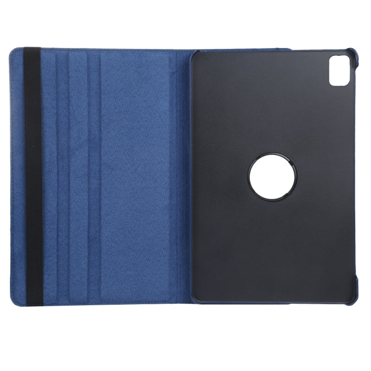 For iPad Pro 13 2024 360 Degree Rotation Litchi Texture Leather Tablet Case with Holder(Dark Blue) - free shipping - PMC TechLife - Order now!