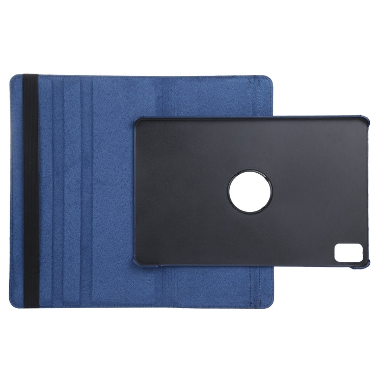 For iPad Pro 13 2024 360 Degree Rotation Litchi Texture Leather Tablet Case with Holder(Dark Blue) - free shipping - PMC TechLife - Order now!