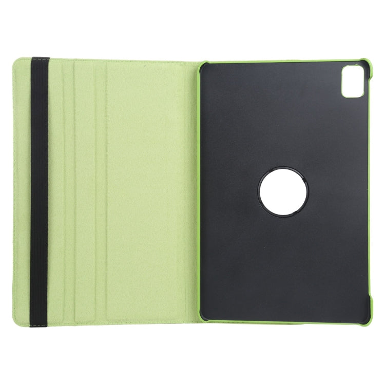 For iPad Pro 13 2024 360 Degree Rotation Litchi Texture Leather Tablet Case with Holder(Green) - iPad Pro 13 2024 Cases by PMC TechLife | Online Shopping South Africa | PMC TechLife | Buy Now Pay Later Mobicred