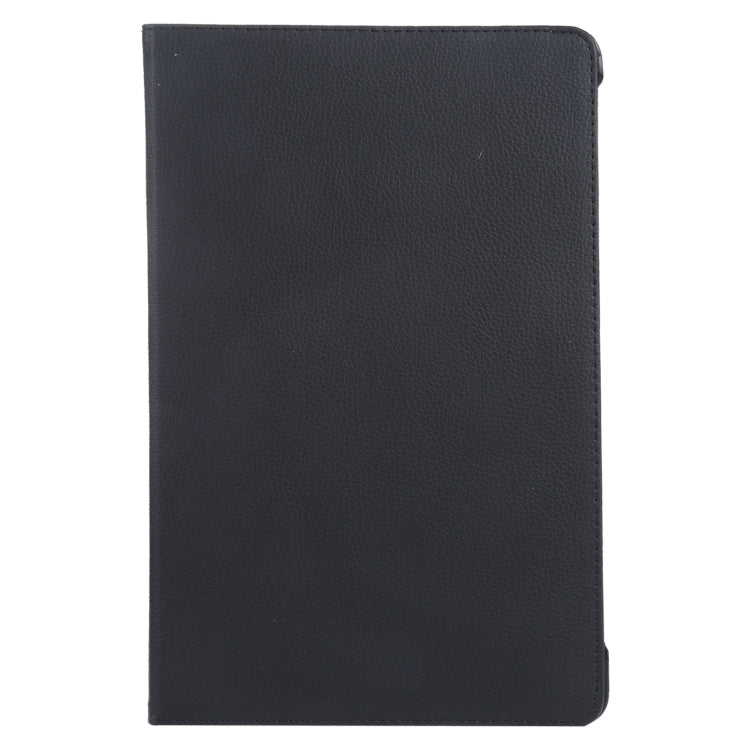 For iPad Pro 13 2024 360 Degree Rotation Litchi Texture Leather Tablet Case with Holder(Black) - iPad Pro 13 2024 Cases by PMC TechLife | Online Shopping South Africa | PMC TechLife | Buy Now Pay Later Mobicred