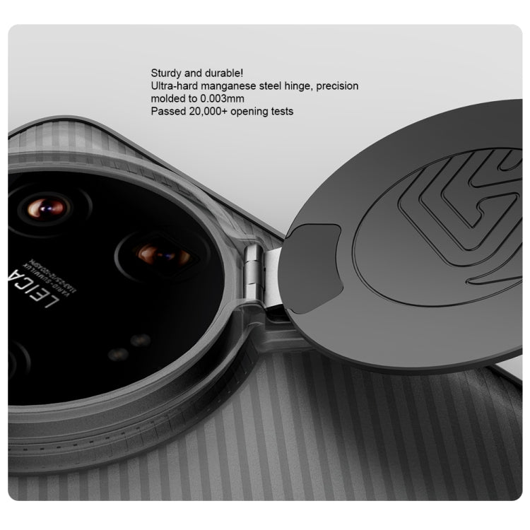 For Xiaomi 14 Ultra NILLKIN CamShield Prop Clear Version PC Phone Case(Green) - 14 Ultra Cases by NILLKIN | Online Shopping South Africa | PMC TechLife | Buy Now Pay Later Mobicred