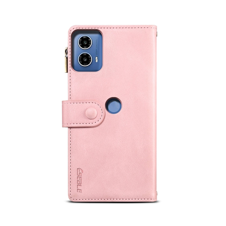 For Motorola Moto G34 ESEBLE Retro Frosted RFID Leather Phone Case(Rose Gold) - free shipping - PMC TechLife - Order now!