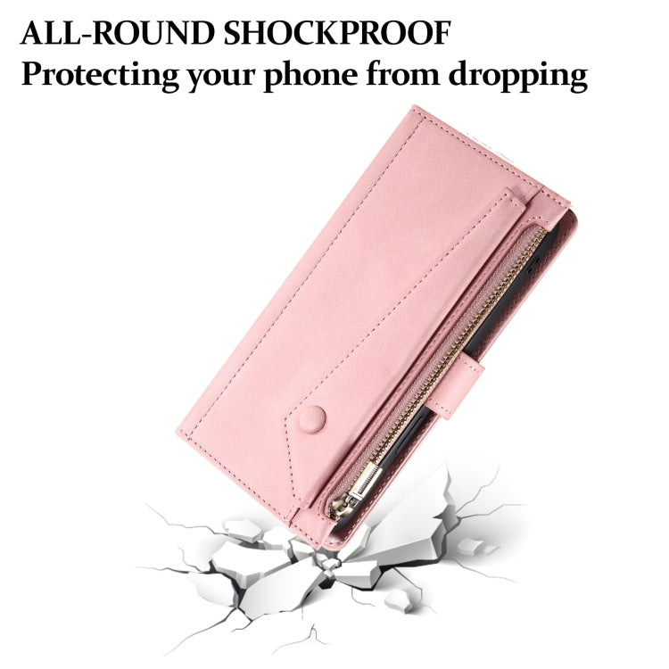 For Motorola Edge 50 Ultra ESEBLE Retro Frosted RFID Leather Phone Case(Rose Gold) - free shipping - PMC TechLife - Order now!