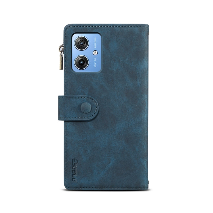 For Motorola Moto G64 5G Global ESEBLE Retro Frosted RFID Leather Phone Case(Dark Green) - Motorola Cases by ESEBLE | Online Shopping South Africa | PMC TechLife | Buy Now Pay Later Mobicred