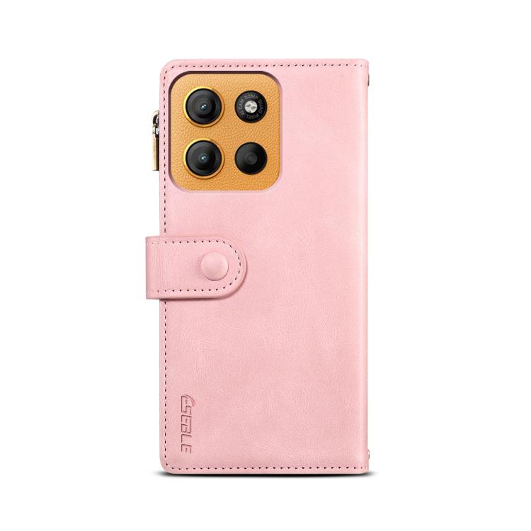For Motorola Moto G15 ESEBLE Retro Frosted RFID Leather Phone Case(Rose Gold) - free shipping - PMC TechLife - Order now!