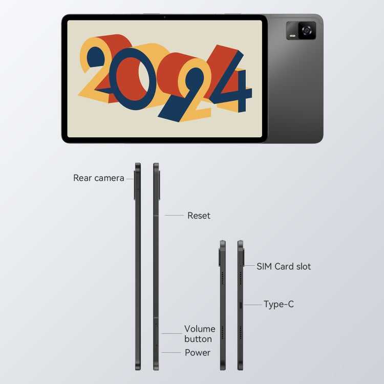 HEADWOLF Hpad6 4G LTE Tablet PC, 8GB+256GB, 11.97 inch Android 14 MT8781 Octa Core Support Dual SIM, Global Version with Google Play(Dark Grey) - free shipping - PMC TechLife - Order now!