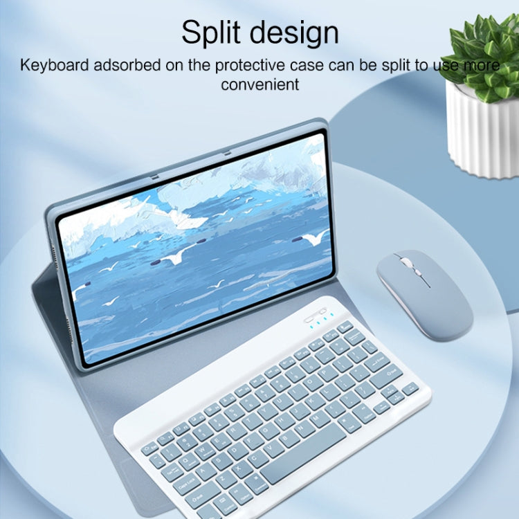 For Xiaomi Pad 6S Pro 12.4 inch 2024 Detachable Keyboard Smart Tablet Leather Case(Blue) - Xiaomi Keyboard by PMC TechLife | Online Shopping South Africa | PMC TechLife | Buy Now Pay Later Mobicred