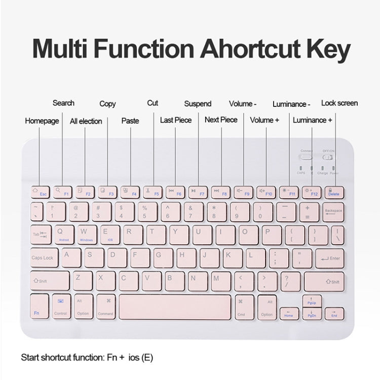 For Xiaomi Pad 6 / Pad 6 Pro 11 inch Round Cap Bluetooth Keyboard Tablet Leather Case with Pen Slot(Blue) - Others Keyboard by PMC TechLife | Online Shopping South Africa | PMC TechLife | Buy Now Pay Later Mobicred