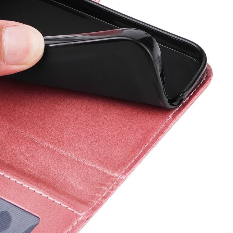 For iPhone 16e Classic Calf Texture Flip Leather Phone Case(Rose Gold) - iPhone 16e Cases by PMC TechLife | Online Shopping South Africa | PMC TechLife | Buy Now Pay Later Mobicred