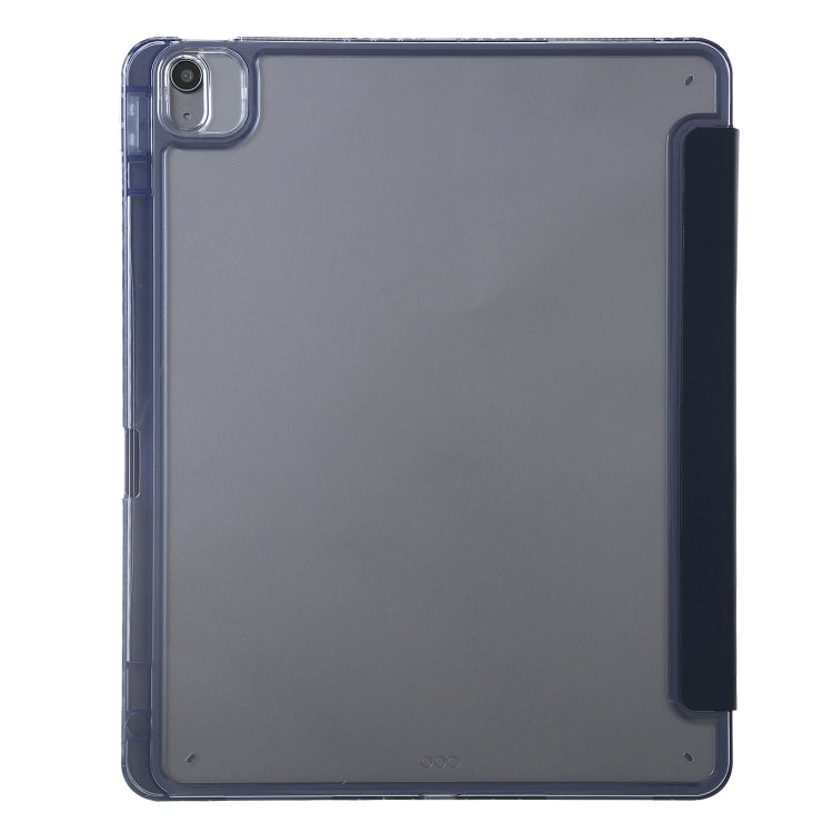 For iPad Air 13 2025 / 2024 Clear Acrylic Deformation Leather Tablet Case(Black) - iPad Air 13 2025 / 2024 Cases by PMC TechLife | Online Shopping South Africa | PMC TechLife | Buy Now Pay Later Mobicred