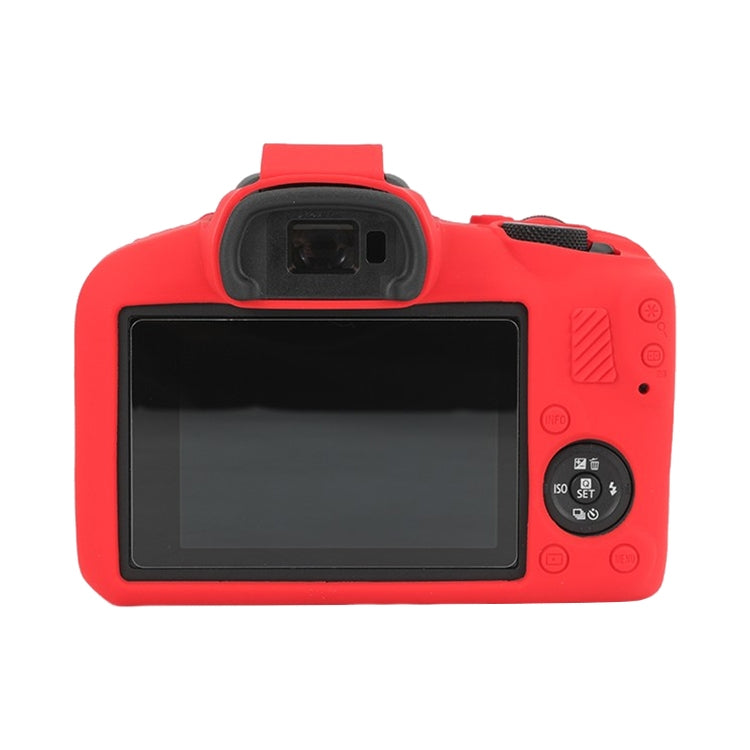 For Canon EOS R100 Glossy Soft Silicone Protective Case(Red) - Protective Case by PMC TechLife | Online Shopping South Africa | PMC TechLife | Buy Now Pay Later Mobicred