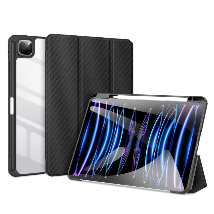 For iPad Pro 11 2024 DUX DUCIS TOBY Series Antiskid Leather Tablet Case with Sleep / Wake-up Function(Black) - free shipping - PMC TechLife - Order now!
