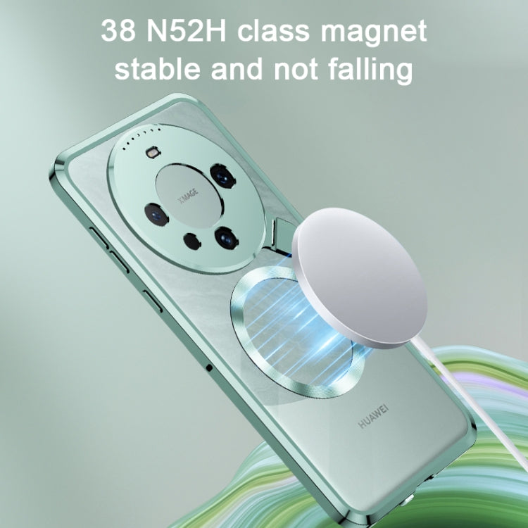 For Huawei Mate 60 Aromatherapy Holder Single-sided MagSafe Magnetic Phone Case(Purple) - Huawei Cases by PMC TechLife | Online Shopping South Africa | PMC TechLife | Buy Now Pay Later Mobicred