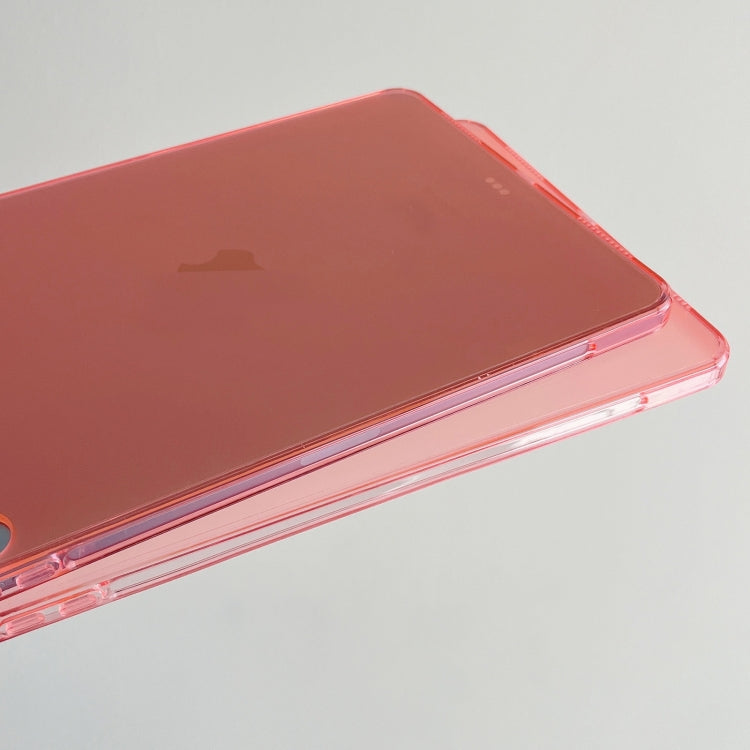 For iPad Air 13 2025 / 2024 Skin-feeling Crystal Clear Acrylic Tablet Case(Pink) - iPad Pro 12.9 (2022/2021) Cases by PMC TechLife | Online Shopping South Africa | PMC TechLife | Buy Now Pay Later Mobicred