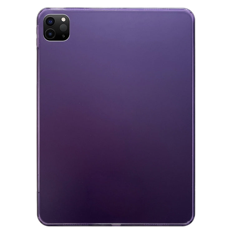 For iPad Air 13 2024 / Pro 12.9 2022  Skin-feeling Crystal Clear Acrylic Tablet Case(Purple) - iPad Pro 12.9 (2022/2021) Cases by PMC TechLife | Online Shopping South Africa | PMC TechLife | Buy Now Pay Later Mobicred