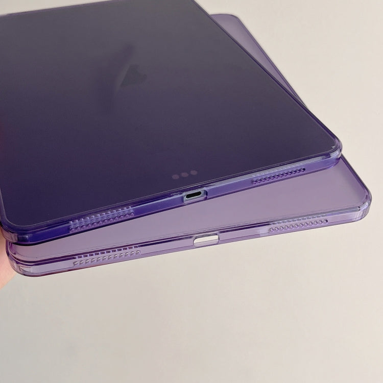For iPad Air 13 2024 / Pro 12.9 2022  Skin-feeling Crystal Clear Acrylic Tablet Case(Purple) - iPad Pro 12.9 (2022/2021) Cases by PMC TechLife | Online Shopping South Africa | PMC TechLife | Buy Now Pay Later Mobicred