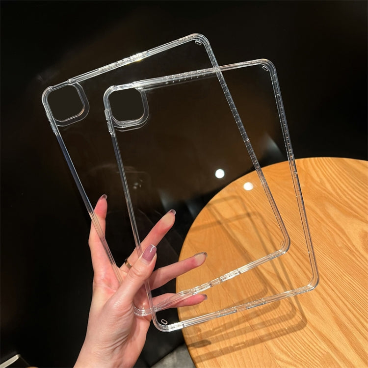For iPad Air 13 2024 / Pro 12.9 2022  Suck Pen Clear Acrylic Tablet Case(Transparent) - iPad Air 13 2025 / 2024 Cases by PMC TechLife | Online Shopping South Africa | PMC TechLife | Buy Now Pay Later Mobicred