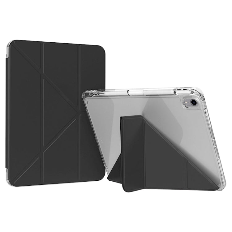 For iPad mini 2024 / mini 6 GEBEI Deformation Leather Tablet Case(Black) - free shipping - PMc TechLife - Order now!