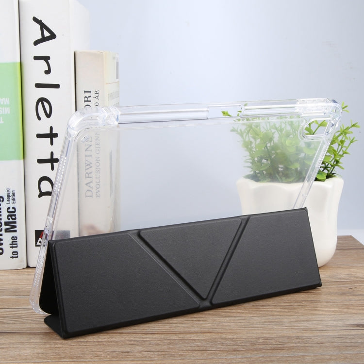 For iPad mini 2024 / mini 6 GEBEI Deformation Leather Tablet Case(Black) - free shipping - PMc TechLife - Order now!