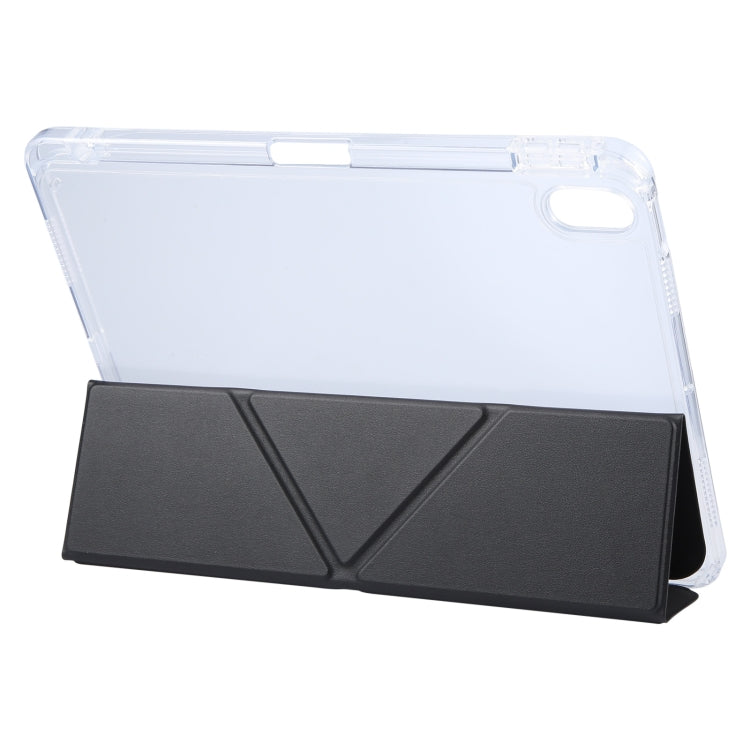 For iPad Pro 13 2024 GEBEI Deformation Leather Tablet Case(Black) - iPad Pro 13 2024 Cases by GEBEI | Online Shopping South Africa | PMC TechLife | Buy Now Pay Later Mobicred