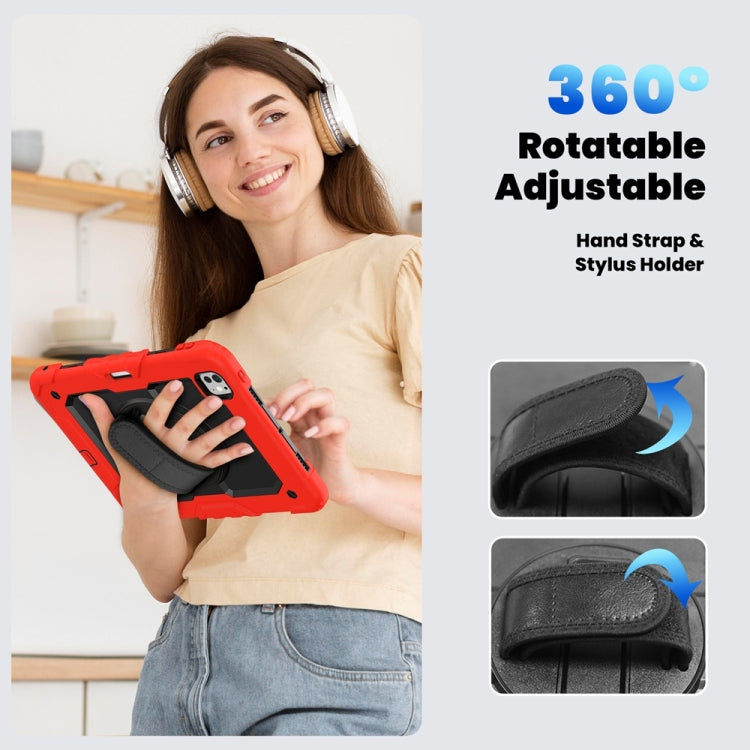 For iPad Pro 11 2024 Silicone Hybrid PC Tablet Protective Case(Red+Black) - iPad Pro 11 2024 Cases by PMC TechLife | Online Shopping South Africa | PMC TechLife | Buy Now Pay Later Mobicred