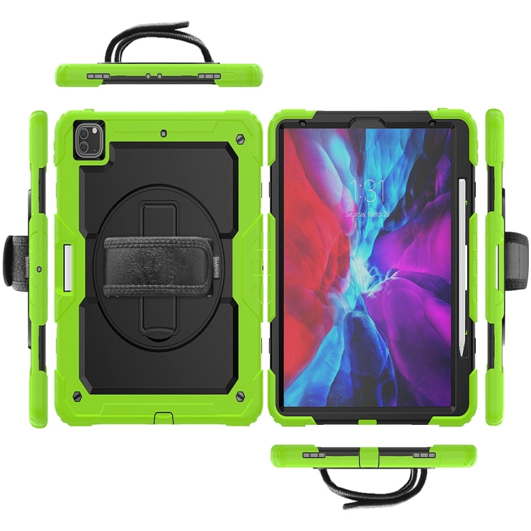 For iPad Pro 13 2024 Silicone Hybrid PC Tablet Protective Case(Black+Yellow Green) - free shipping - PMC TechLife - Order now!
