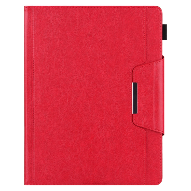 For iPad Pro 11 2024 Solid Color Metal Buckle Leather Smart Tablet Case(Red) - iPad Pro 11 2024 Cases by PMC TechLife | Online Shopping South Africa | PMC TechLife | Buy Now Pay Later Mobicred