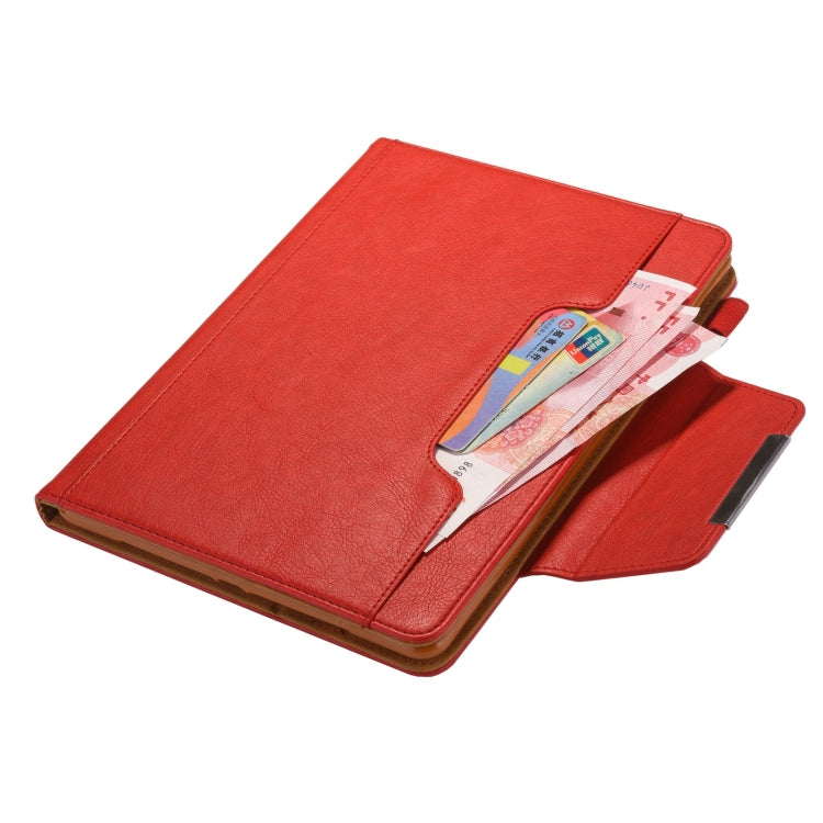 For iPad Pro 11 2024 Solid Color Metal Buckle Leather Smart Tablet Case(Red) - iPad Pro 11 2024 Cases by PMC TechLife | Online Shopping South Africa | PMC TechLife | Buy Now Pay Later Mobicred