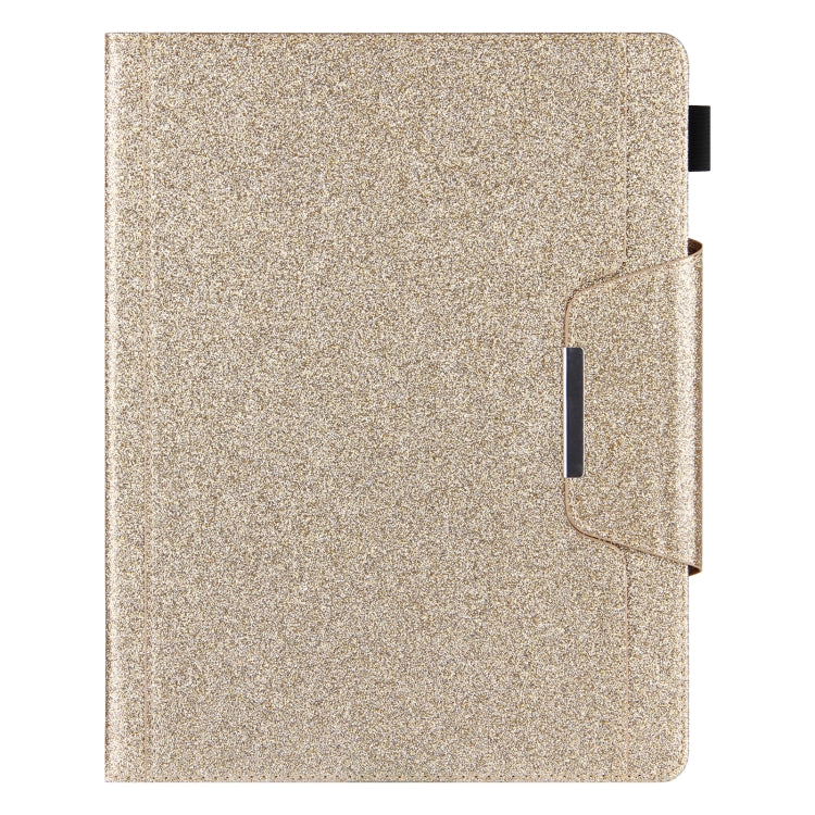 For iPad Pro 13 2024 Glitter Metal Buckle Leather Smart Tablet Case(Gold) - iPad Pro 13 2024 Cases by PMC TechLife | Online Shopping South Africa | PMC TechLife | Buy Now Pay Later Mobicred