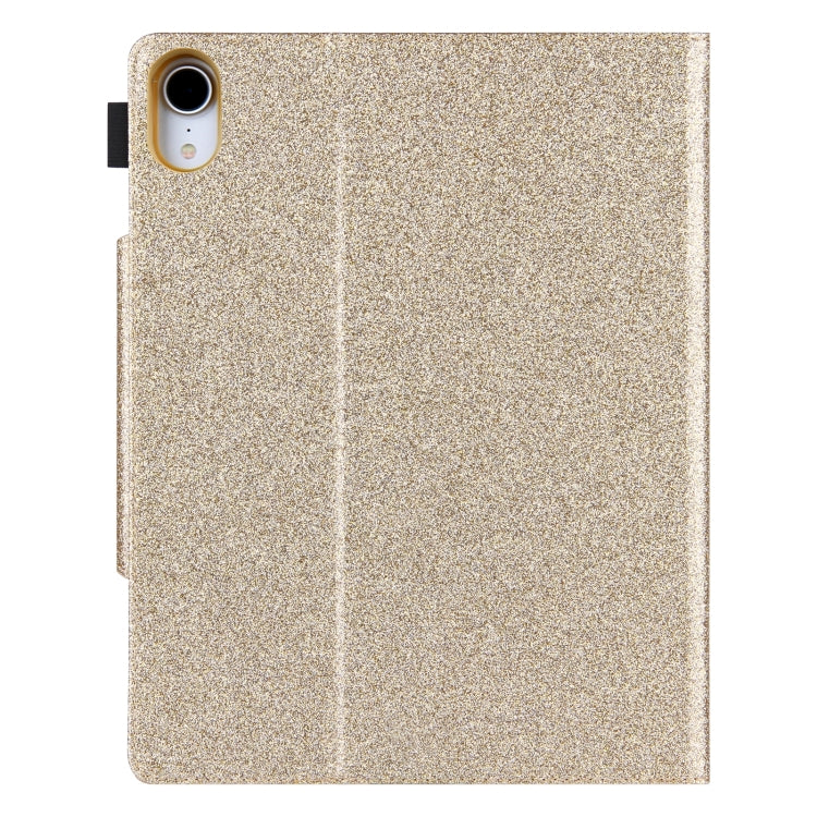 For iPad Pro 13 2024 Glitter Metal Buckle Leather Smart Tablet Case(Gold) - iPad Pro 13 2024 Cases by PMC TechLife | Online Shopping South Africa | PMC TechLife | Buy Now Pay Later Mobicred