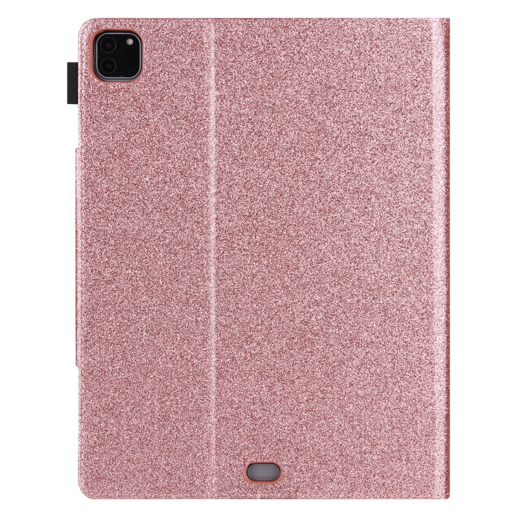 For iPad Pro 11 2024 Glitter Metal Buckle Leather Smart Tablet Case(Rose Gold) - free shipping - PMC TechLife - Order now!