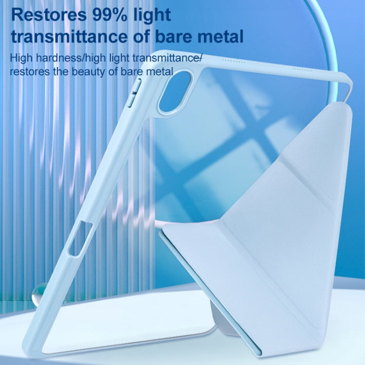 For Huawei MatePad Pro 11 2022 / 2024 Clear Acrylic Deformation Leather Tablet Case(Black) - Huawei by PMC Jewellery | Online Shopping South Africa | PMC Jewellery | Buy Now Pay Later Mobicred