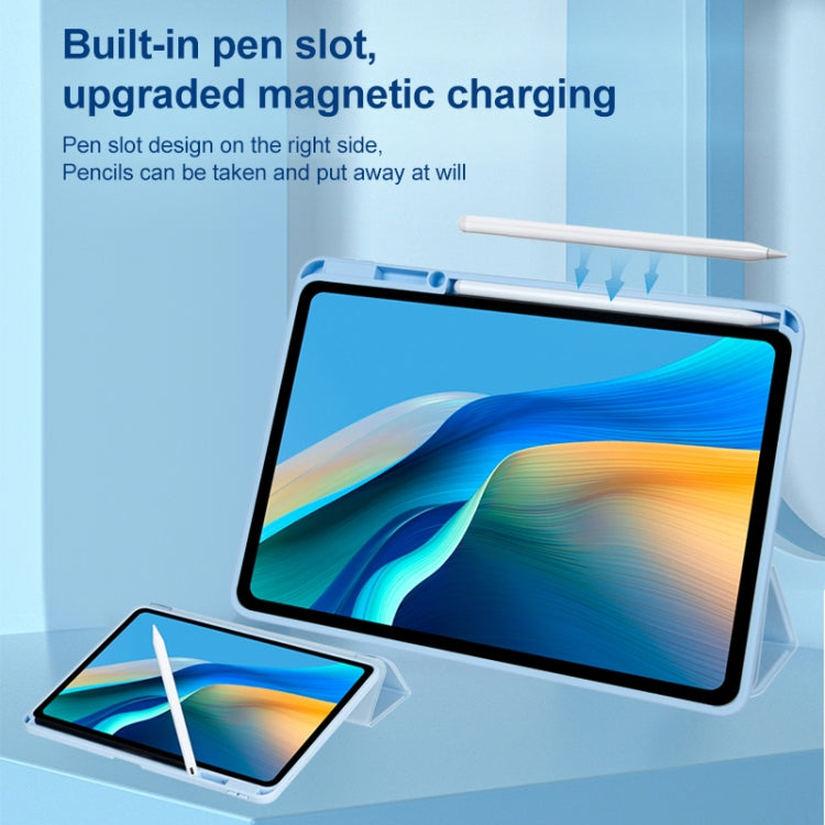 For Huawei MatePad Pro 11 2022 / 2024 Clear Acrylic Deformation Leather Tablet Case(Pink) - Huawei by PMC Jewellery | Online Shopping South Africa | PMC Jewellery | Buy Now Pay Later Mobicred