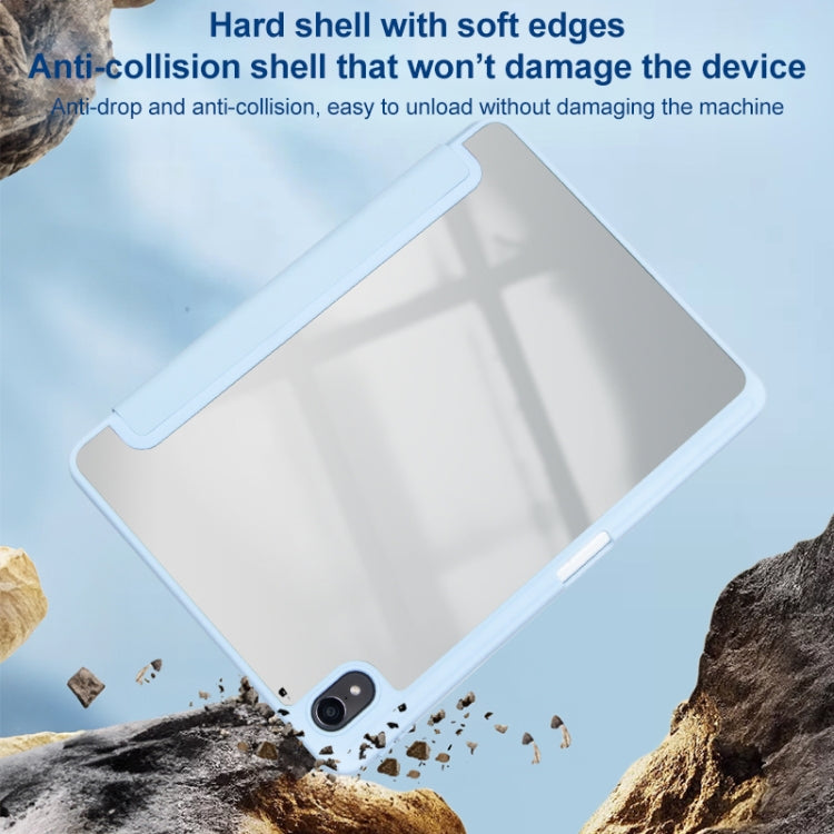 For Huawei MatePad Air 11.5 2023 Clear Acrylic Deformation Leather Tablet Case(Dark Blue) - Huawei by PMC TechLife | Online Shopping South Africa | PMC TechLife | Buy Now Pay Later Mobicred