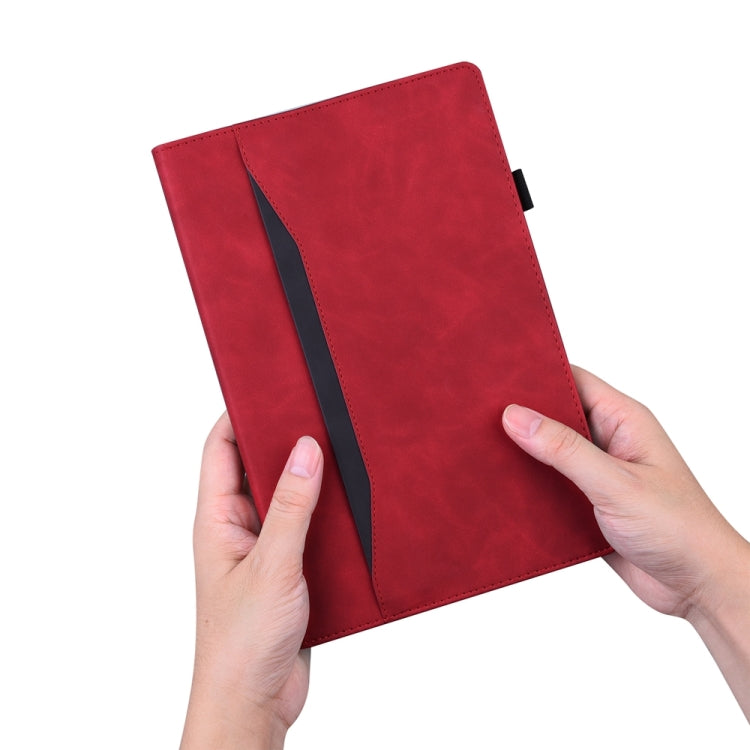 For iPad Pro 13 2024 Splicing Shockproof Leather Tablet Case(Red) - free shipping - PMC TechLife - Order now!
