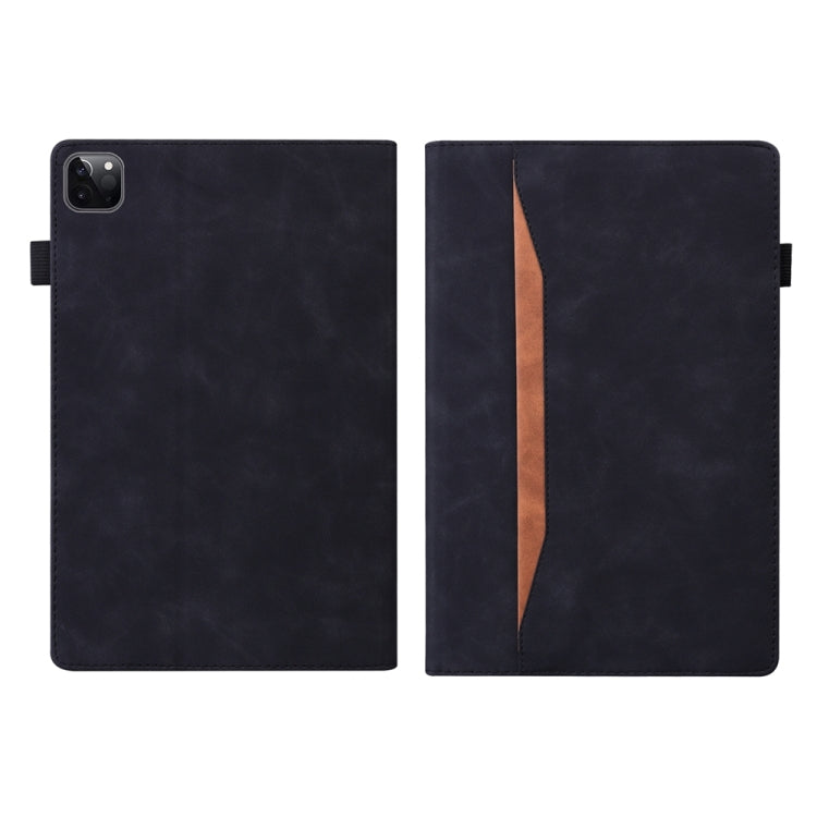 For iPad Pro 11 2024 Splicing Shockproof Leather Tablet Case(Black) - iPad Pro 11 2024 Cases by PMC TechLife | Online Shopping South Africa | PMC TechLife | Buy Now Pay Later Mobicred