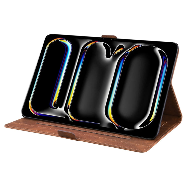 For iPad Pro 11 2024 Love Butterfly Embossed Leather Tablet Case(Brown) - iPad Pro 11 2024 Cases by PMC TechLife | Online Shopping South Africa | PMC TechLife | Buy Now Pay Later Mobicred