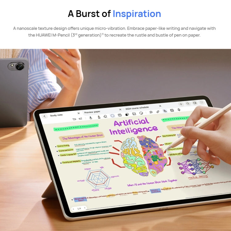 HUAWEI MatePad 11.5S PaperMatte Edition WIFI, 8GB+256GB, HarmonyOS 4.2 Hisilicon Kirin 9000WL, Not Support Google Play(Purple) - free shipping - PMC TechLife - Order now!