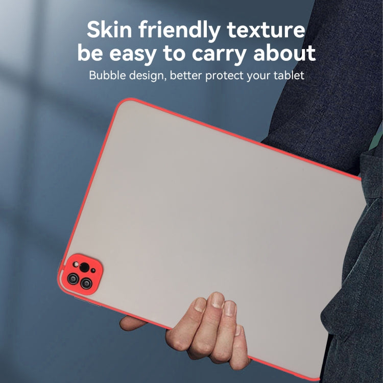For iPad Air 11 2025 / 2024 Skin Feel 2 in 1 PC Hybrid TPU Tablet Case(Red) - iPad Air 11 2025 / 2024 Cases by PMC TechLife | Online Shopping South Africa | PMC TechLife | Buy Now Pay Later Mobicred