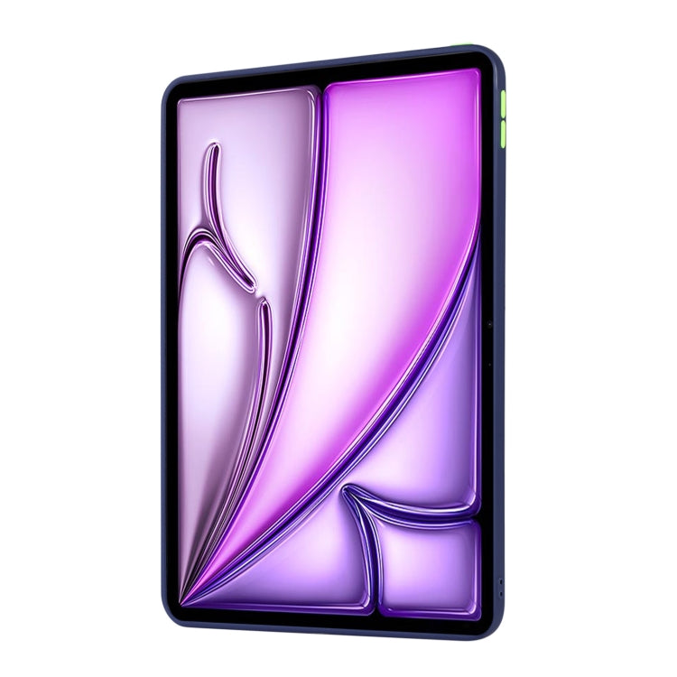 For iPad Air 13 2024 Skin Feel 2 in 1 PC Hybrid TPU Tablet Case(Blue) - iPad Air 13 2024 Cases by PMC TechLife | Online Shopping South Africa | PMC TechLife | Buy Now Pay Later Mobicred