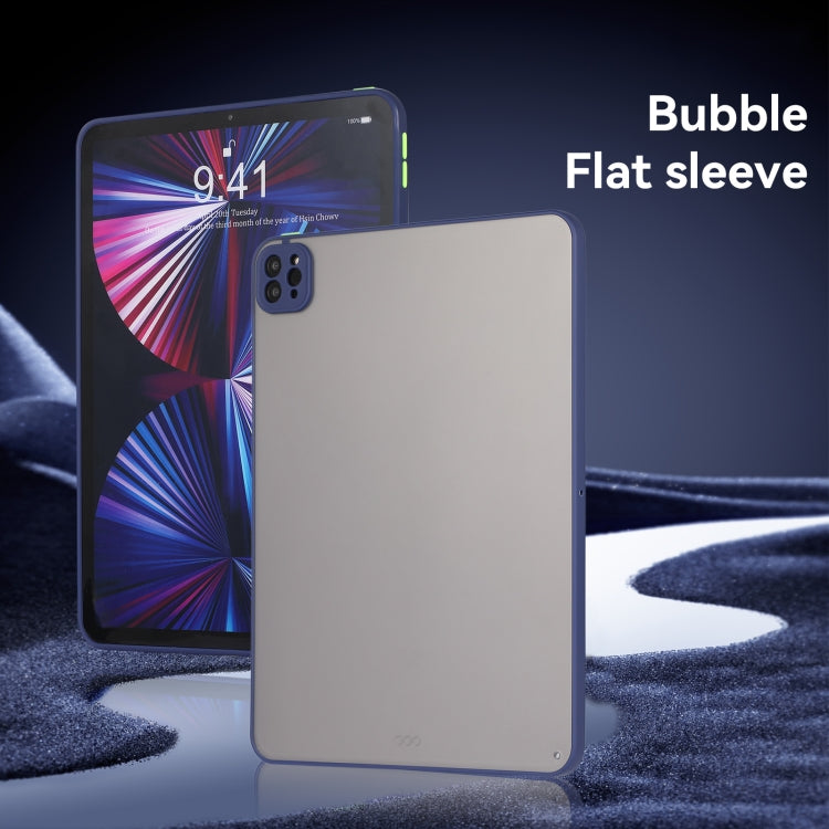 For iPad Air 13 2024 Skin Feel 2 in 1 PC Hybrid TPU Tablet Case(Blue) - iPad Air 13 2024 Cases by PMC TechLife | Online Shopping South Africa | PMC TechLife | Buy Now Pay Later Mobicred