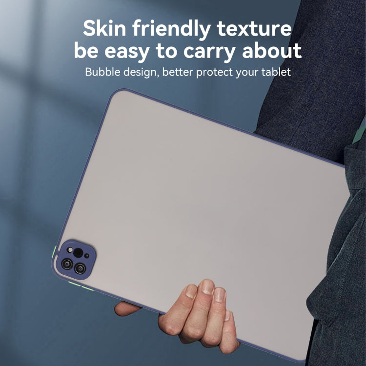 For iPad Air 13 2024 Skin Feel 2 in 1 PC Hybrid TPU Tablet Case(Blue) - iPad Air 13 2024 Cases by PMC TechLife | Online Shopping South Africa | PMC TechLife | Buy Now Pay Later Mobicred
