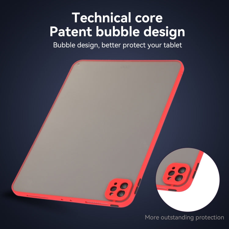 For iPad Pro 13 2024 Skin Feel 2 in 1 PC Hybrid TPU Tablet Case(Red) - iPad Pro 13 2024 Cases by PMC TechLife | Online Shopping South Africa | PMC TechLife | Buy Now Pay Later Mobicred