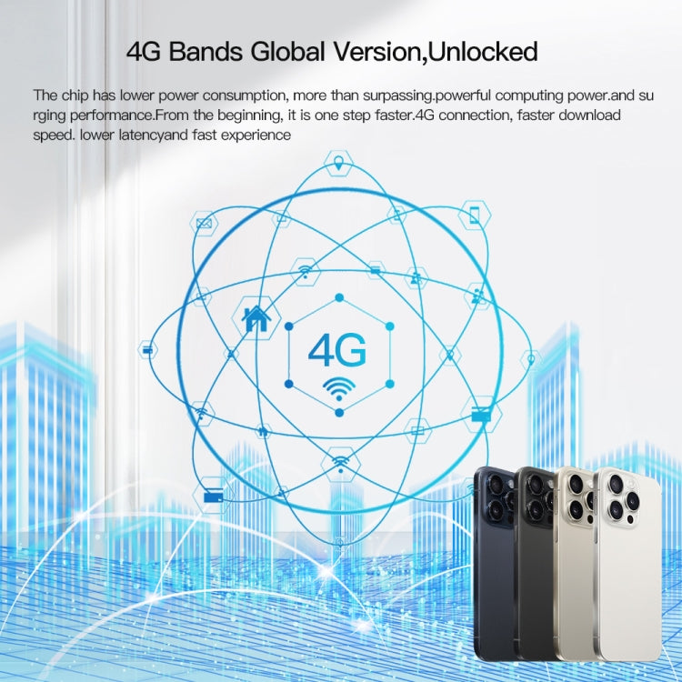 i15 Pro Max / Q5A, 6GB+128GB, 6.5 inch Screen, Face Identification, Android 10 MTK6762 Octa Core, OTG, NFC, Network: 4G, Dual SIM(Titanium White) -  by PMC TechLife | Online Shopping South Africa | PMC TechLife