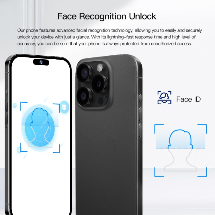 i15 Pro Max / Q5A, 6GB+128GB, 6.5 inch Screen, Face Identification, Android 10 MTK6762 Octa Core, OTG, NFC, Network: 4G, Dual SIM(Titanium Black) -  by PMC TechLife | Online Shopping South Africa | PMC TechLife