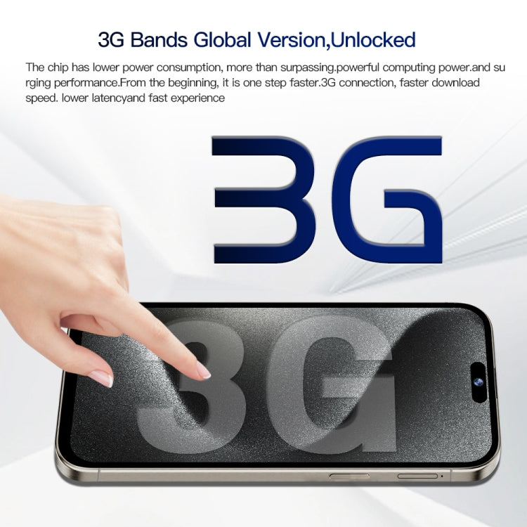 i15 Pro Max / Q5, 2GB+16GB, 6.5 inch Screen, Face Identification, Android 8.1 MTK6580P Quad Core, Network: 3G, Dual SIM(Titanium White) -  by PMC TechLife | Online Shopping South Africa | PMC TechLife